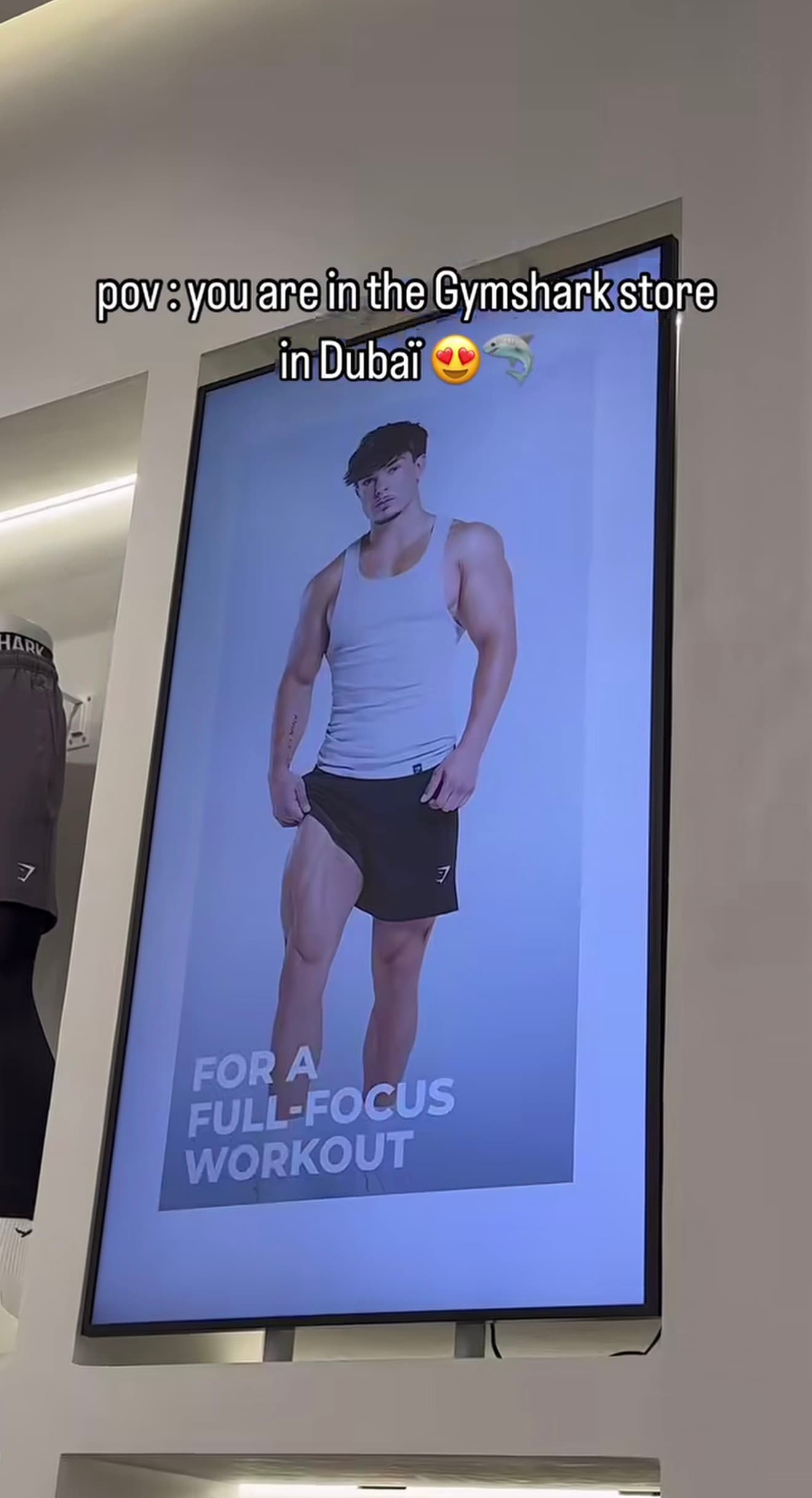 Mike, athlète Gymshark à Dubaï