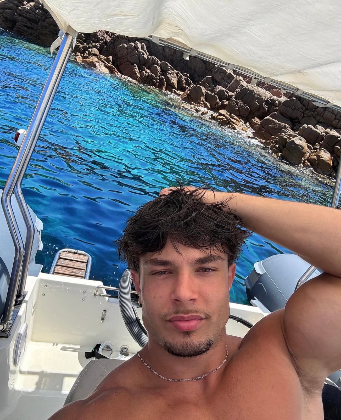 Mike en mer